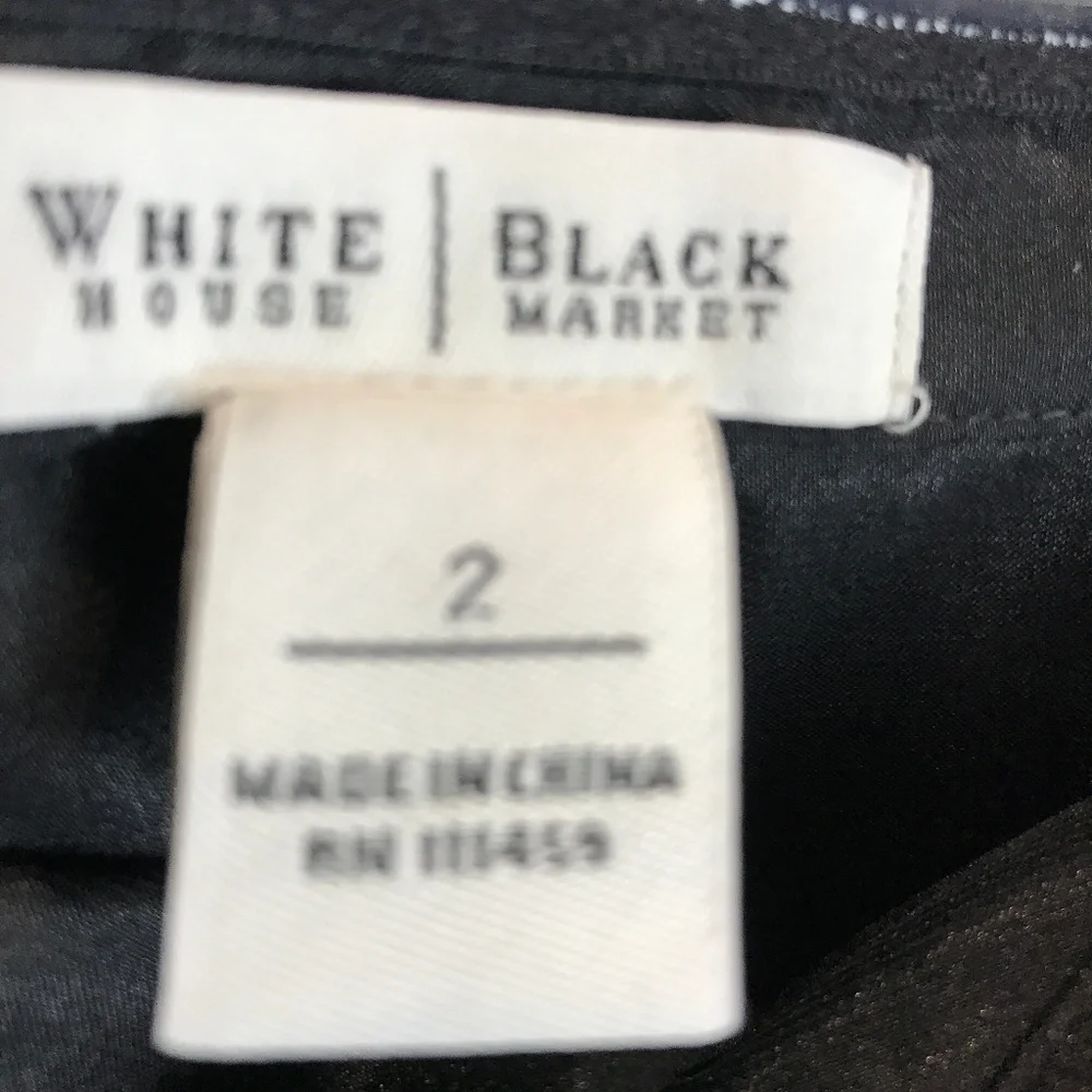 WHBM Strapless Belted Sz 2 Dress